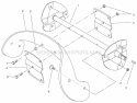 Rotor Assembly Diagram and Parts List for 28222 8900001-8999999 - 1998 Lawn Boy Snow Blower